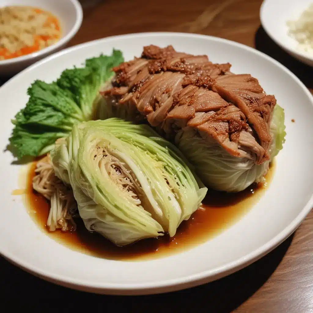 Bossam – Slow Cooked Pork Wrapped in Cabbage