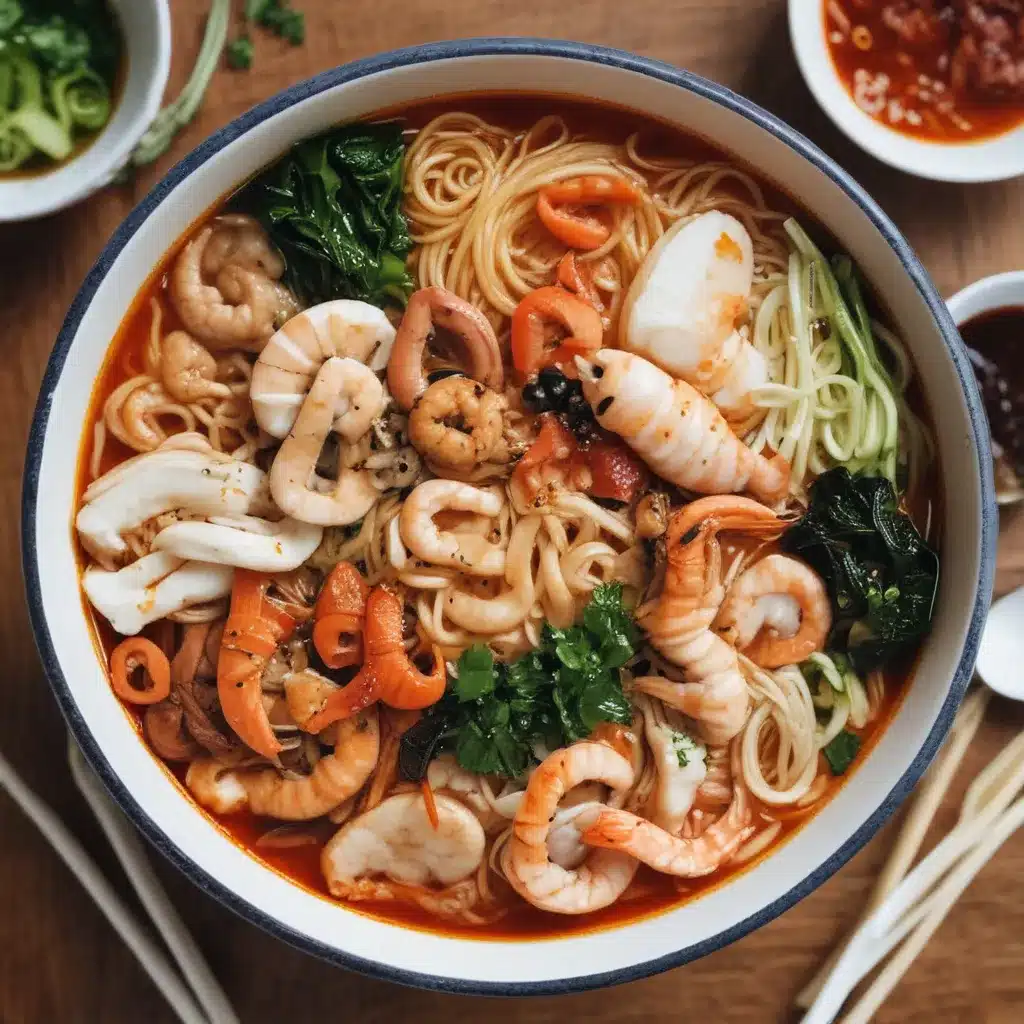Jjamppong: Spicy Korean Seafood Noodle Soup