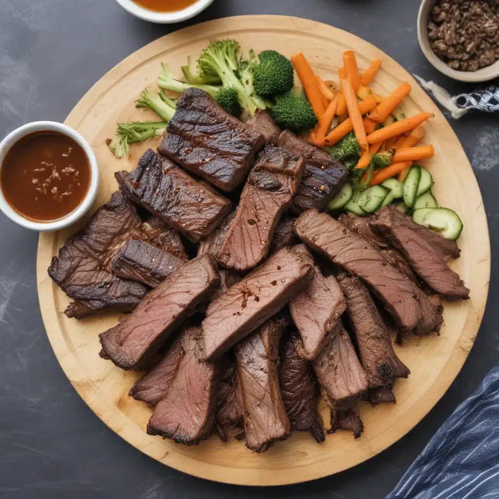 Korean BBQ – Grill Your Own Marinated Short Ribs & Veggies