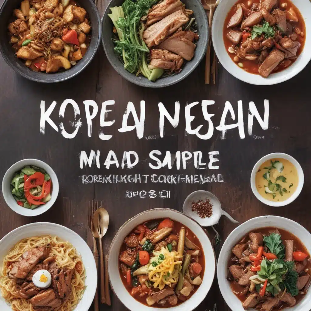 Korean Home Cooking Made Simple: Weeknight Meals