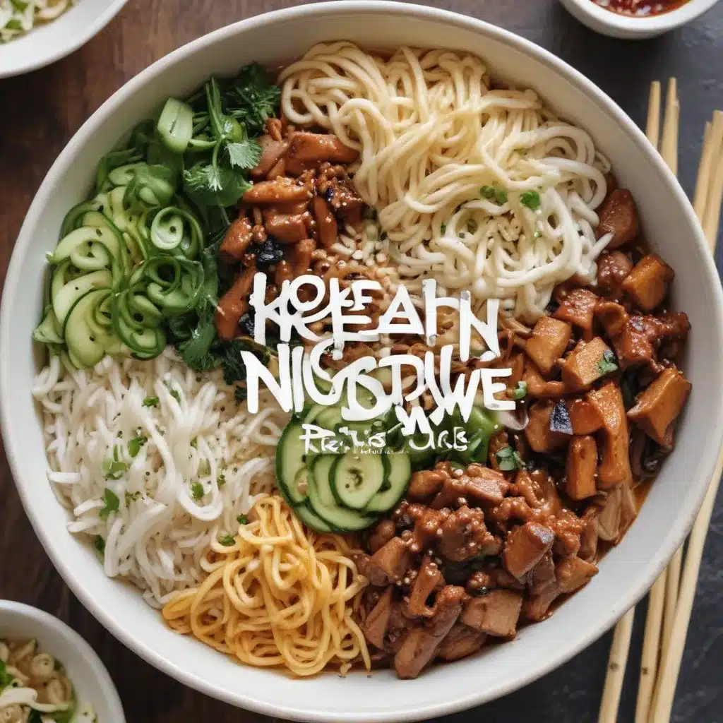 Korean Rice and Noodle Bowls: Customizable Meals for Every Palate