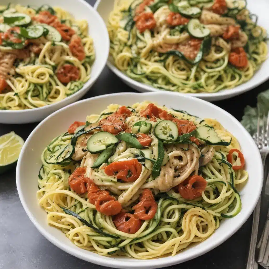 Loosen Up Noodles with Zucchini Pasta Twists