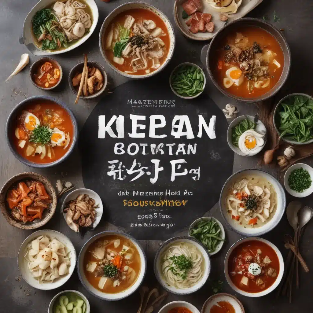 Mastering Korean Soups, Stews and Hot Pots