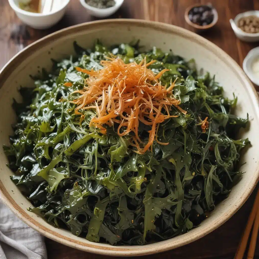 Seasoned Seaweed Salad (Miyuk Muchim)