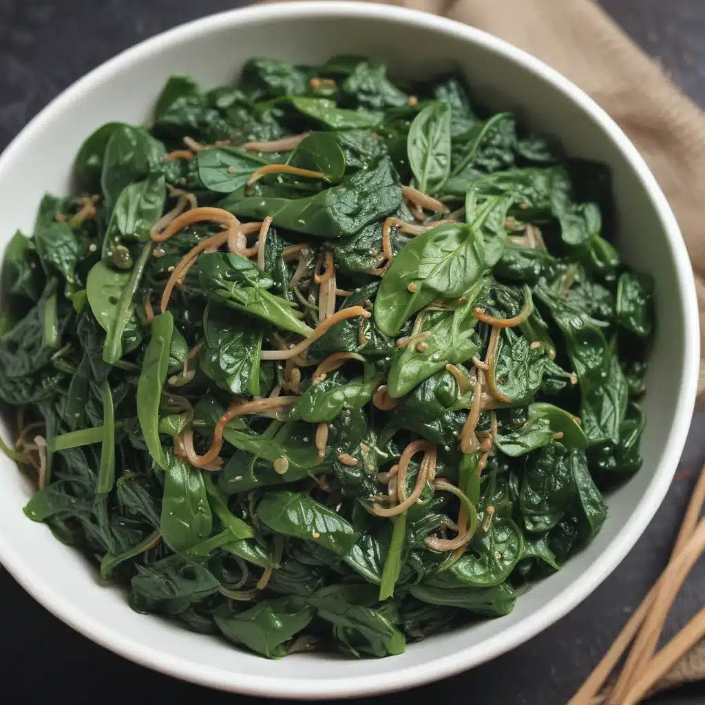 Spinach: The New Japchae Side Dish