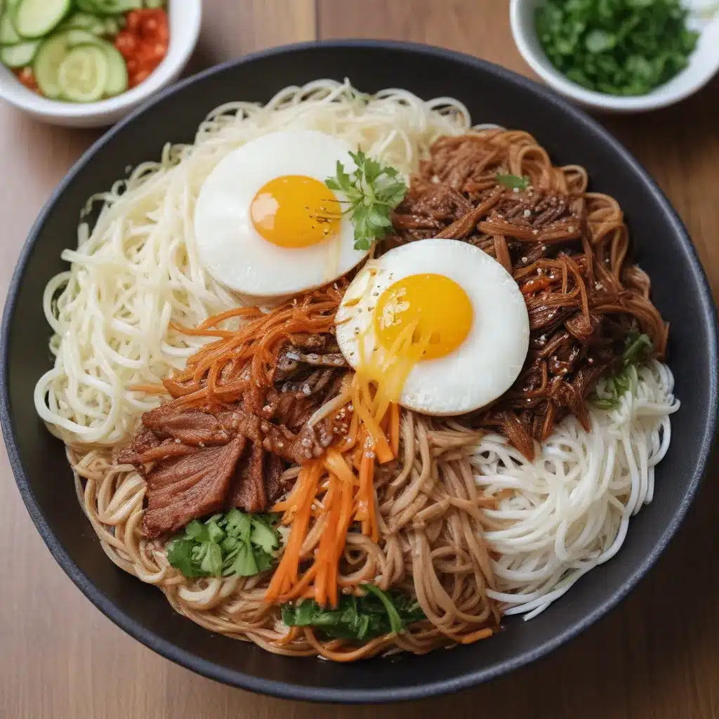 bibim naengmyeon – spicy cold noodles