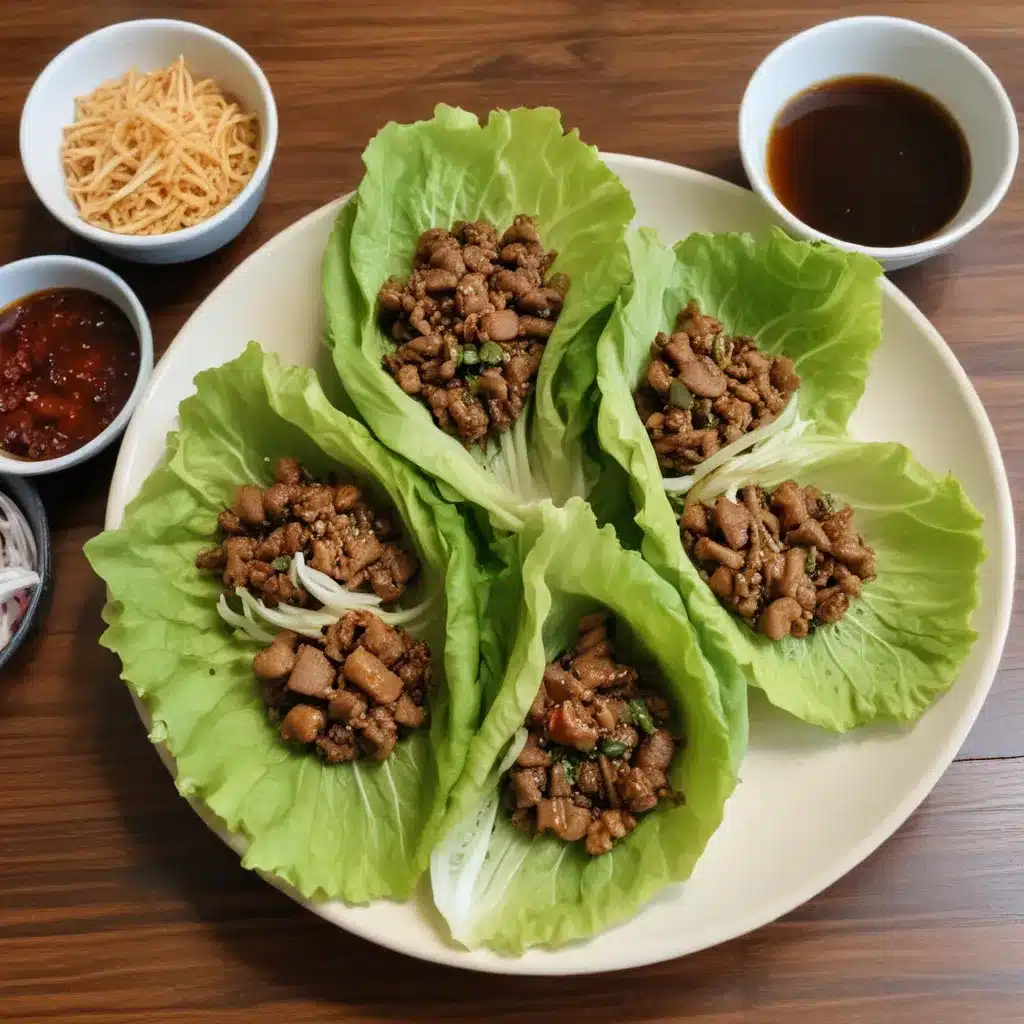 sangchussam – lettuce wraps